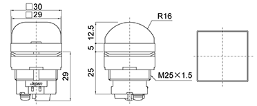 MLC Square Dome